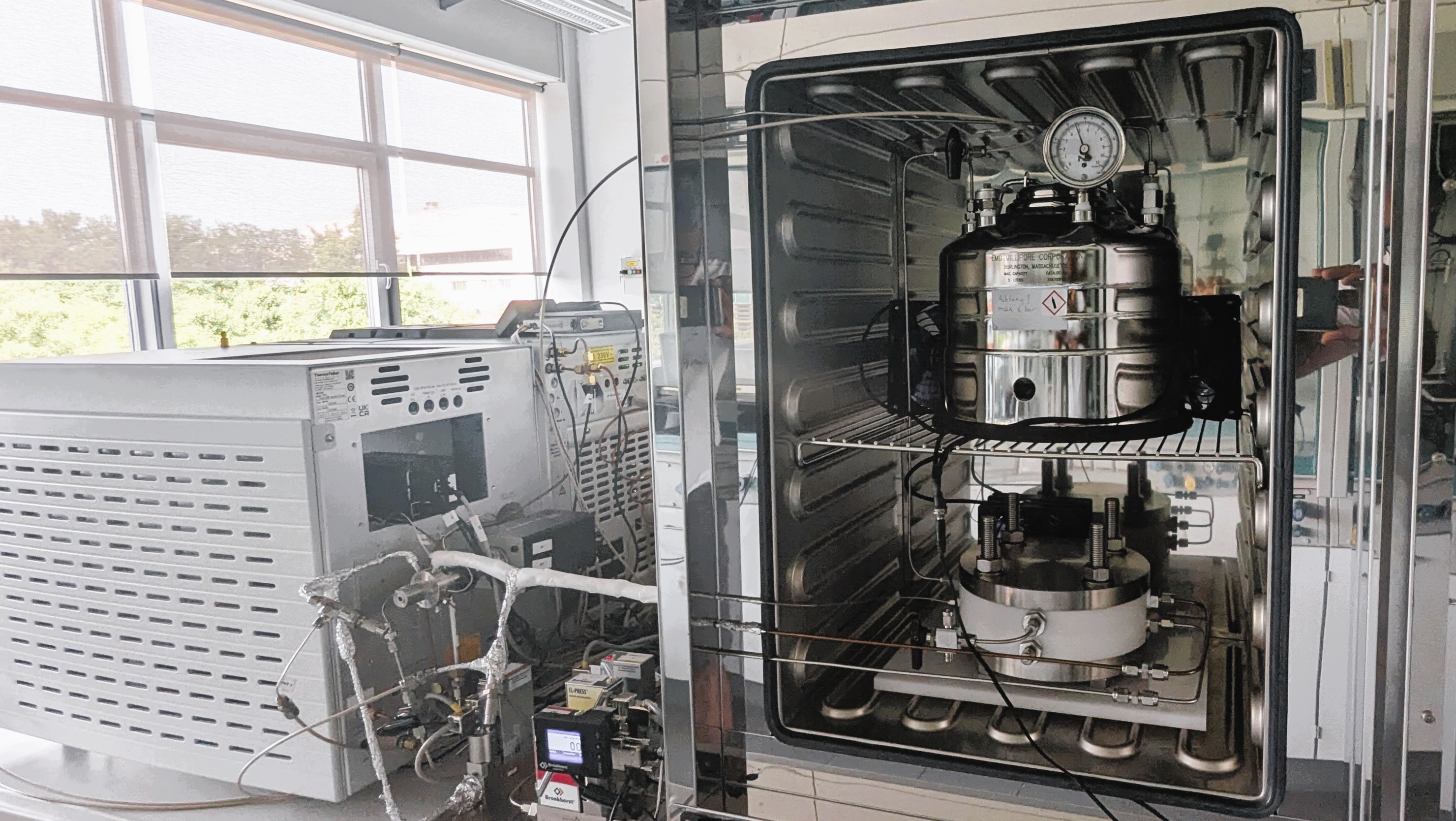 Teststation für feuchte Mixedgase 