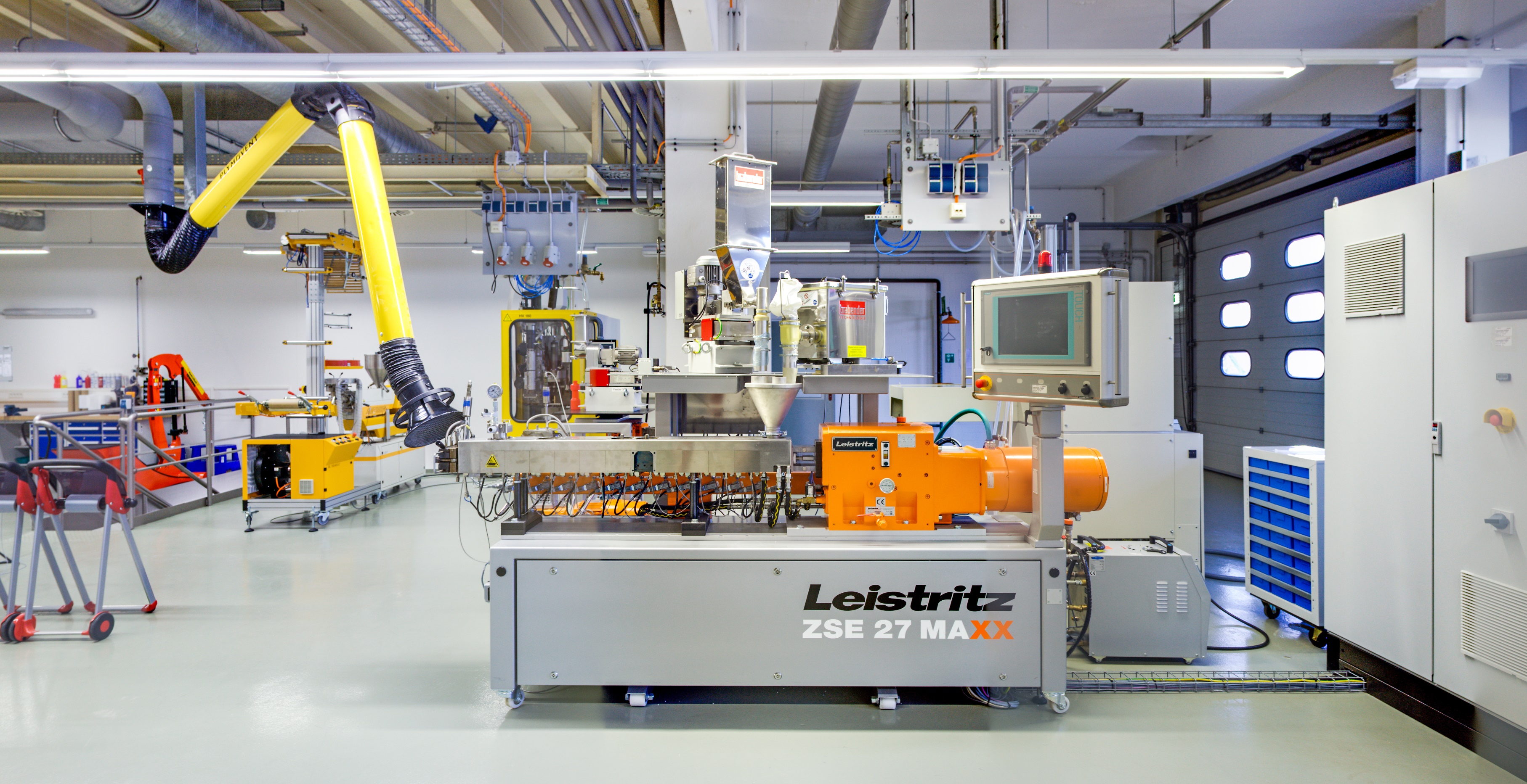 Verarbeitungstechnikum für Biopolymere Schwarzheide am BASF-Standort Schwarzheide